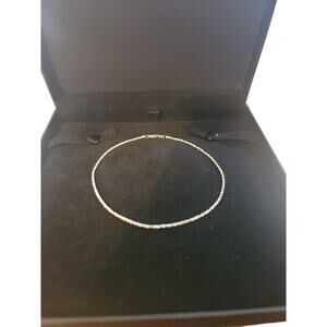 New 925 Italy Diamond Cut Chain Anklet